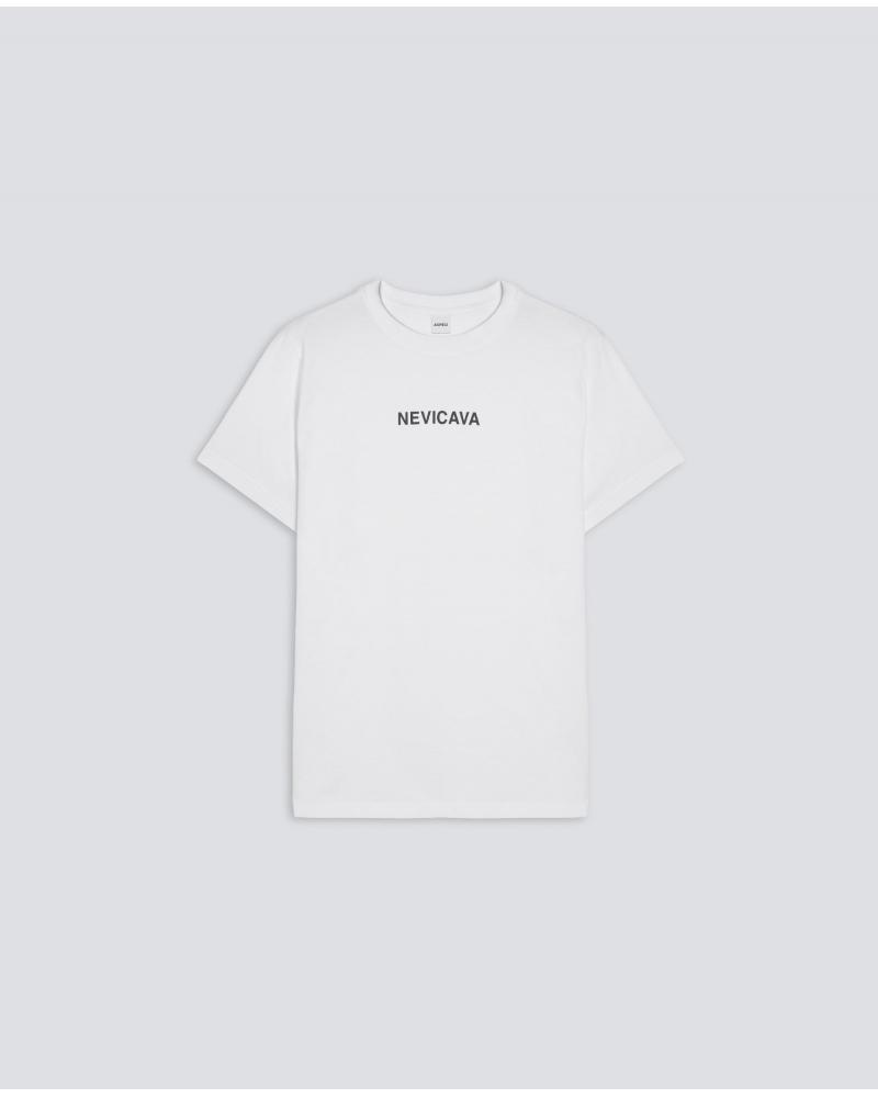 T-SHIRT EN COTON AVEC IMPRIME < NEVICAVA >